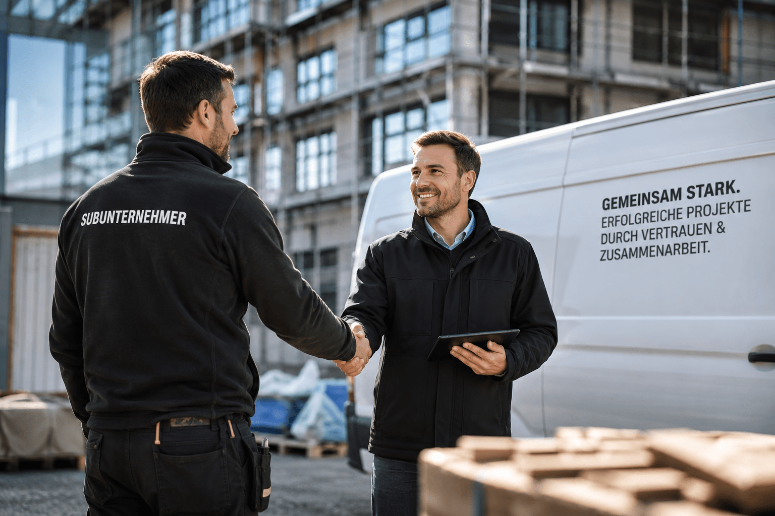 Team stimmt sich im Büro ab, entspannt bei der Zusammenarbeit
