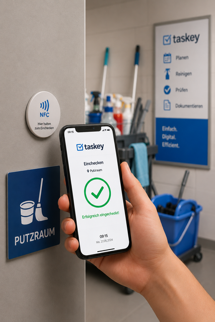 NFC scan at the site